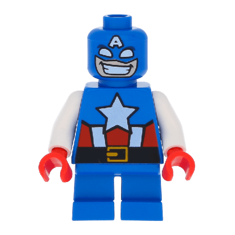 Фигурка Lego Super Heroes Mighty Micros Captain America sh250 1 Б/У Отличное - Retromagaz