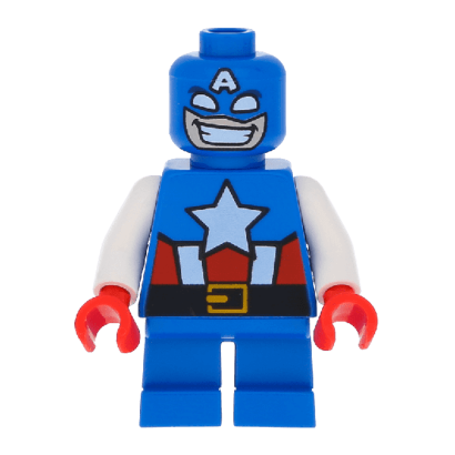 Фигурка Lego Super Heroes Mighty Micros Captain America sh250 1 Б/У Отличное - Retromagaz