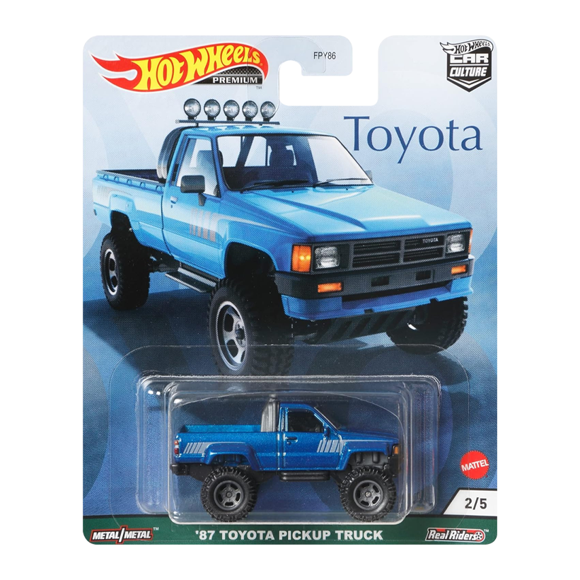 Машинка Premium Hot Wheels '87 Toyota Pickup Truck Toyota 1:64 GRJ97 Blue - Retromagaz