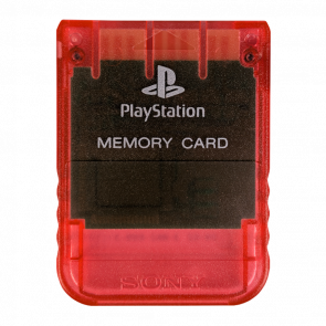Карта Памяти Sony PlayStation 1 SCPH-1020 Cherry 1MB Trans-Red Б/У - Retromagaz