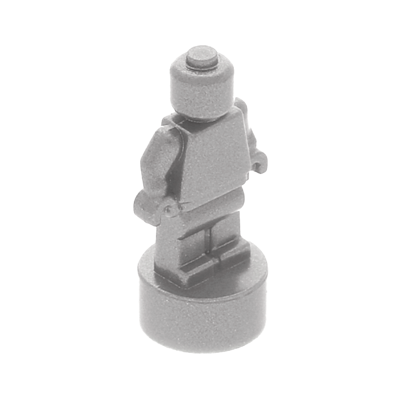 Другое Lego Statuette Trophy 90398 53017 4618784 Metallic Silver Б/У - Retromagaz