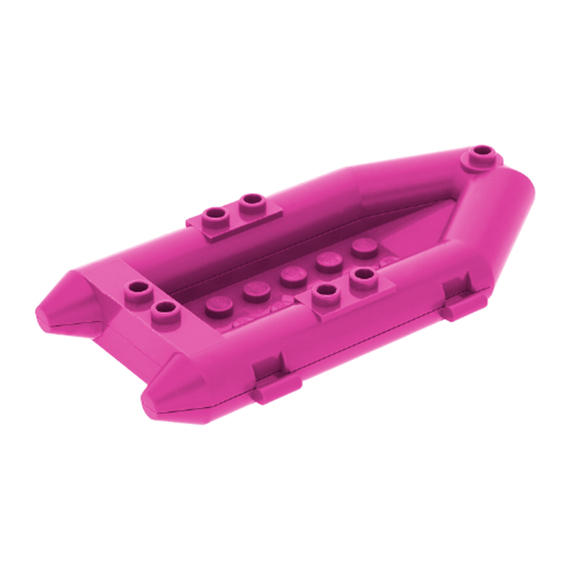 Для Судна Lego Основа Rubber Raft Small 30086c01 75977 6133796 Magenta Б/У - Retromagaz