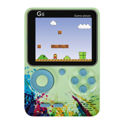 Консоль GameX G5 SV + 500 вбудованих ігор Green Blue - Retromagaz