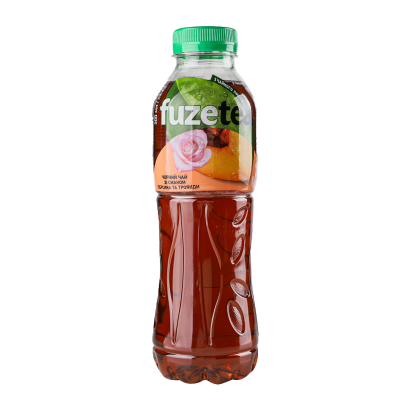 Чай Холодний Fuze Tea Чорний Персик-Троянда 500ml - Retromagaz