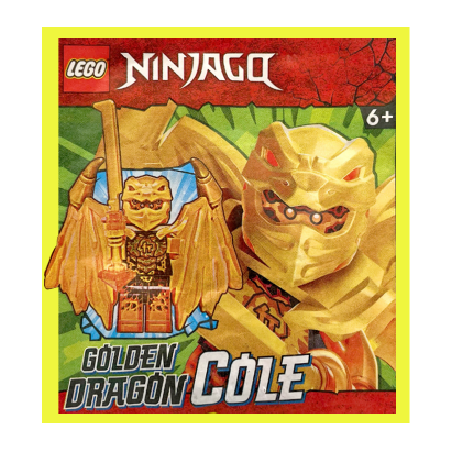 Конструктор Lego Фигурка Golden Dragon Cole Ninjago 892304 njo0781 Новый - Retromagaz