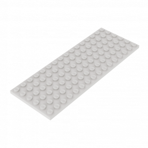 Пластина Lego Обычная 6 x 16 3027 4499699 6176434 White Б/У - Retromagaz