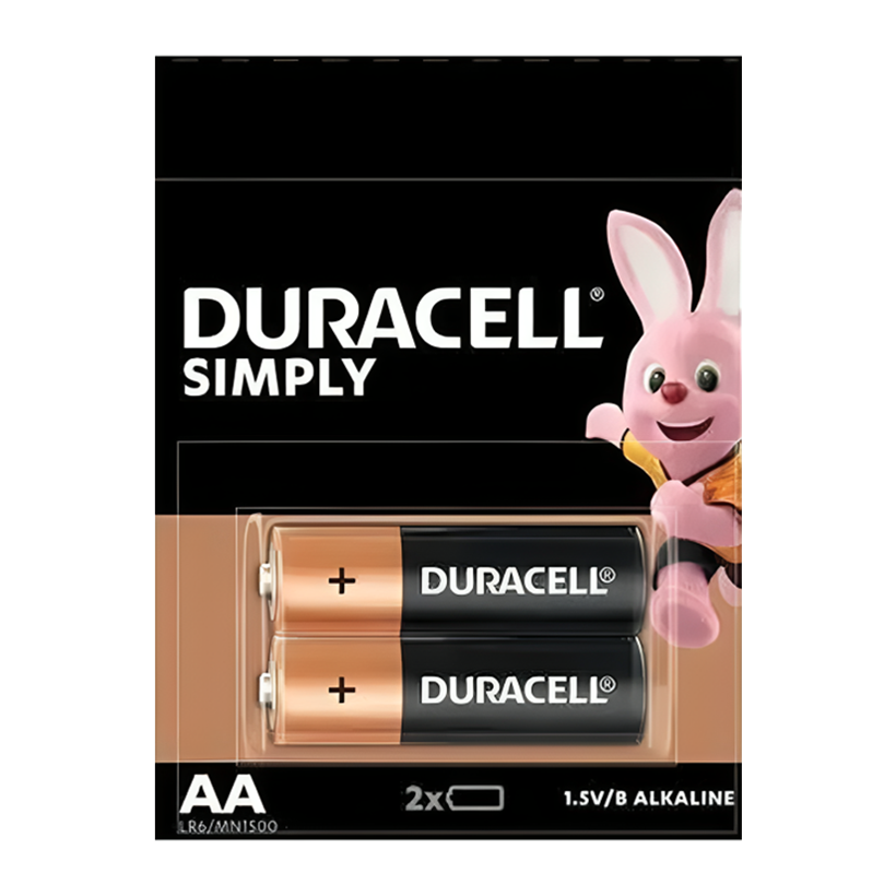 Батарейка 2шт Duracell AA Simply LR6 - Retromagaz