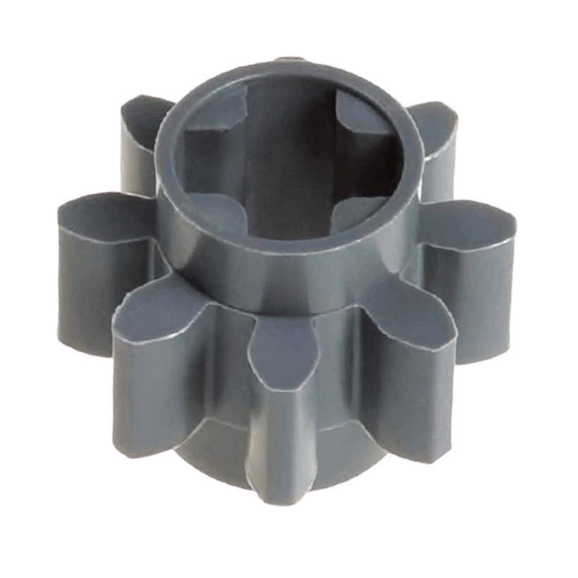 Technic 4шт Lego Шестірня 8 Tooth 3647 4155821 4514559 Dark Bluish Grey Б/У - Retromagaz