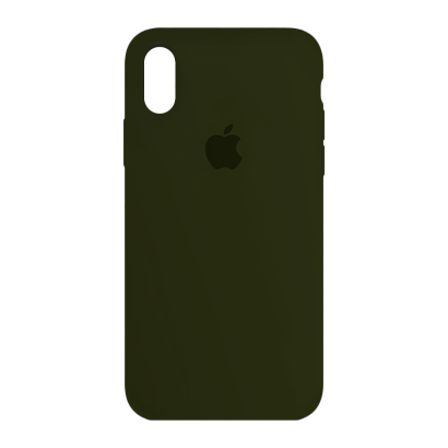 Чехол Силиконовый RMC Apple iPhone X / XS Army Green - Retromagaz
