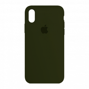 Чохол Силіконовий RMC Apple iPhone X / XS Army Green Новий - Retromagaz
