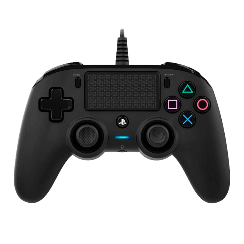 Геймпад Дротовий Nacon PlayStation 4 Wired Compact Controller Black Б/У - Retromagaz