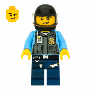Фігурка Lego 973pb1350 Undercover Elite Motorcycle Officer City Police cty0357 1 Б/У
